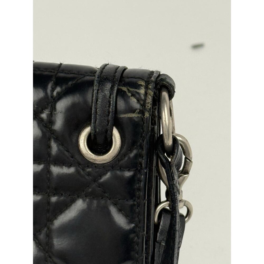 Dior Vintage Cannage Black Leather Clutch - Picture 3 of 9